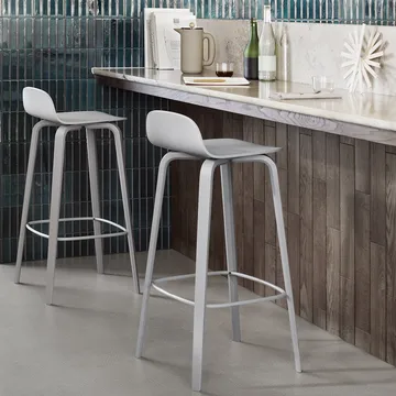 Visu barstool 65 cm - Black-black - Muuto