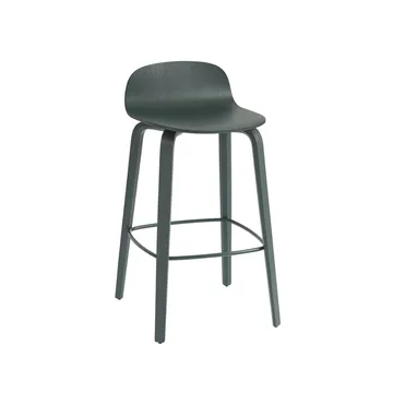 Visu barstool 65 cm - Dark green-dark green - Muuto
