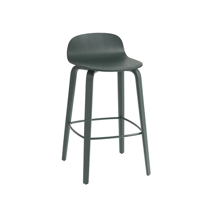 Visu barstool 65 cm - Dark green-dark green - Muuto