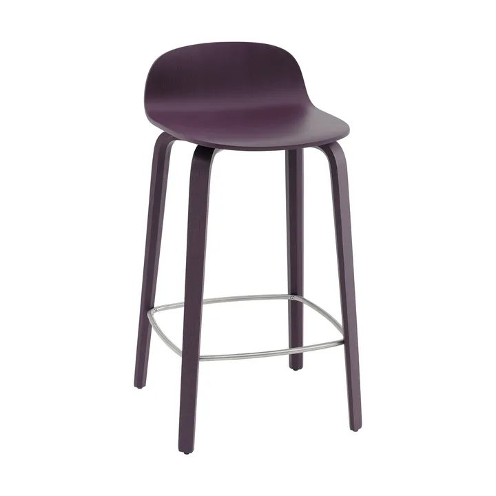 Visu barstool 65 cm - Dark plum - Muuto