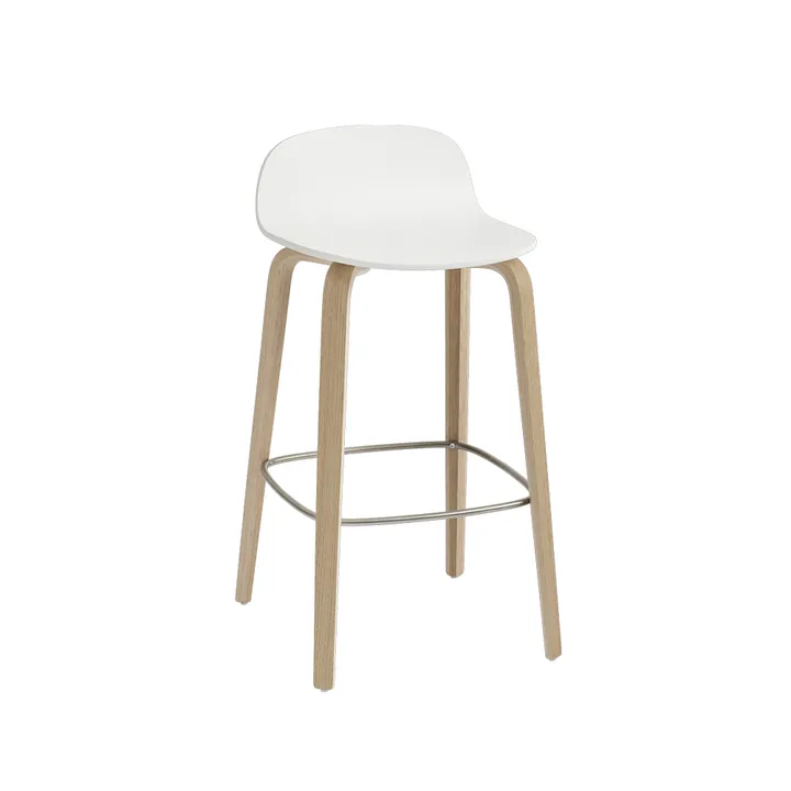 Visu barstool 65 cm - White-oak - Muuto