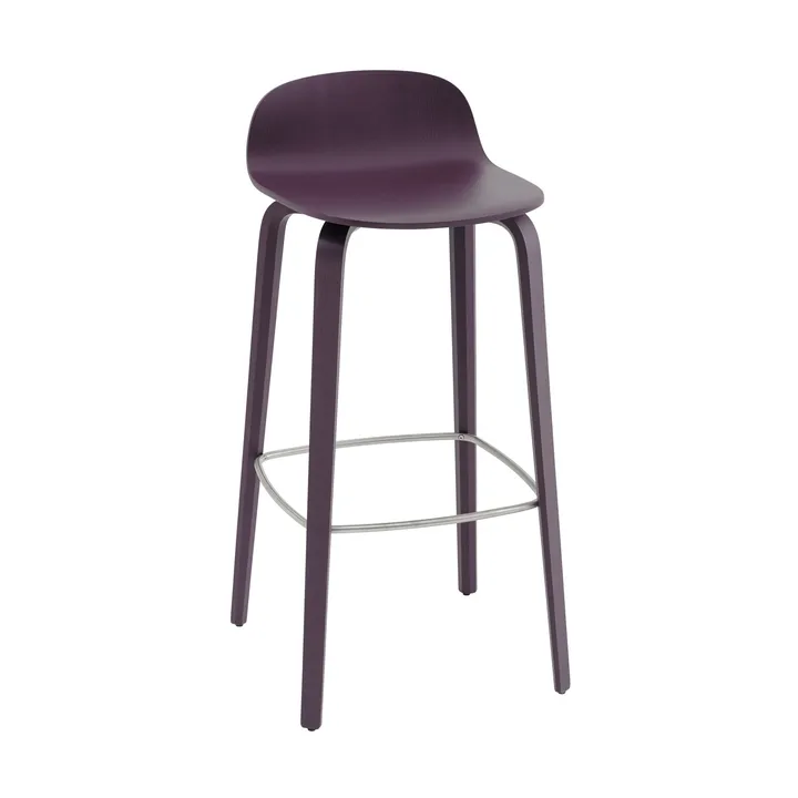 Visu barstool 75 cm - Dark plum - Muuto
