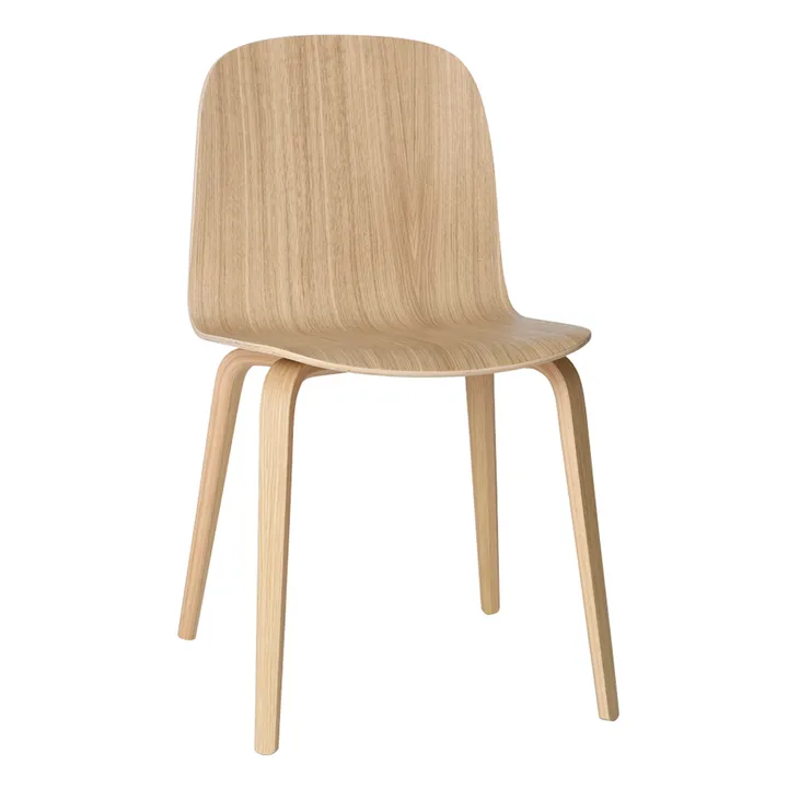 Visu chair wooden base - Oak - Muuto