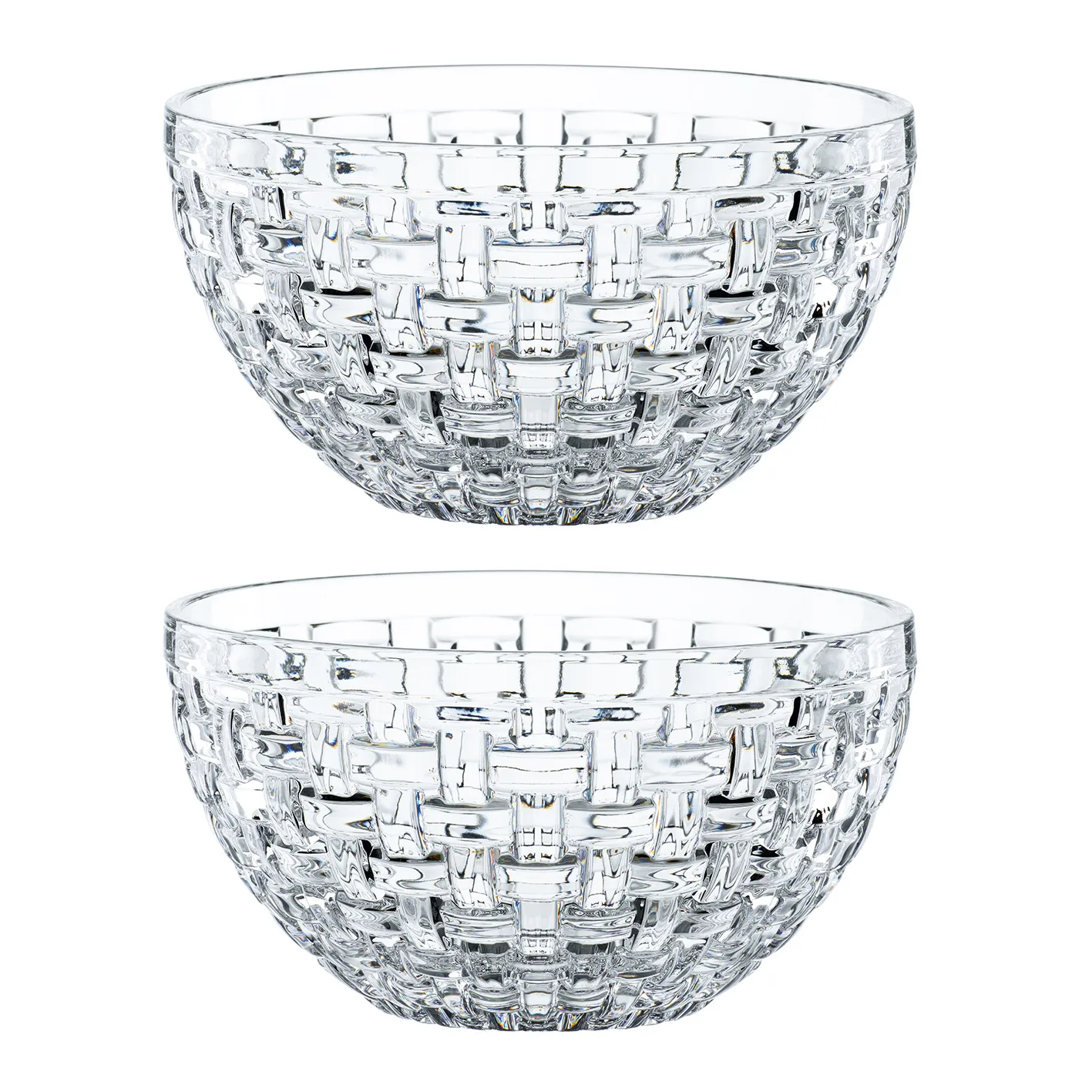 Bossa Nova bowl 15 cm 2-pack, clear Nachtmann