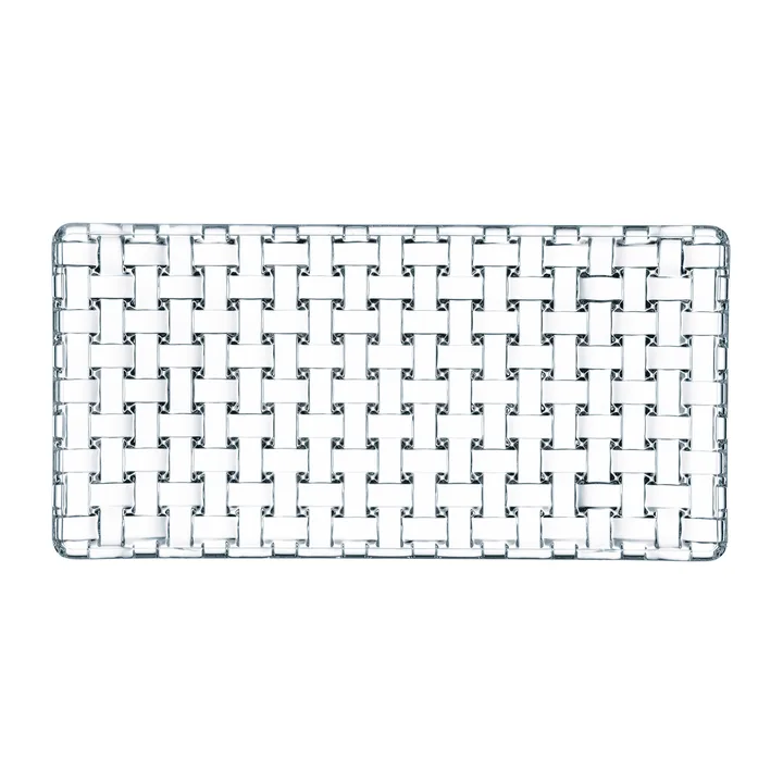 Bossa Nova plate 14x28 cm - clear - Nachtmann