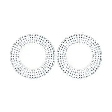 Bossa Nova plate 23 cm 2-pack - clear - Nachtmann