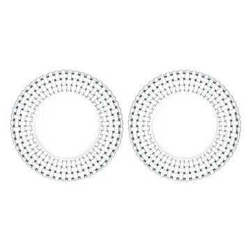 Bossa Nova plate 27 cm 2-pack - clear - Nachtmann