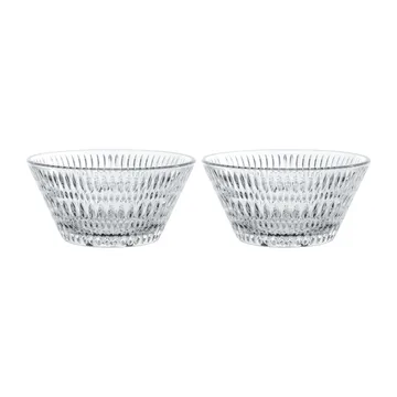 Ethno bowl Ø16.5 cm 2-pack - Clear - Nachtmann