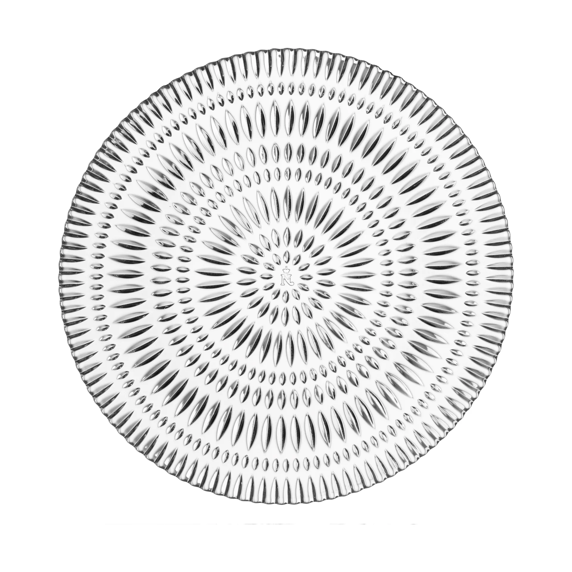 Ethno plate, 2-pack, crystal glass, Ø23 cm Nachtmann