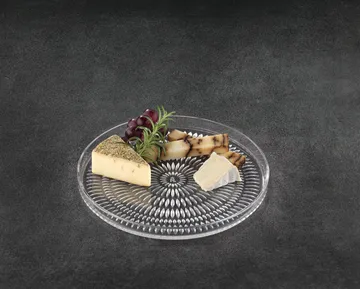 Ethno plate Ø22 cm 2-pack - Clear - Nachtmann