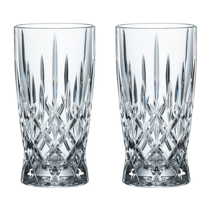 Noblesse Barista Latte glass 35 cl 2-pack - Clear - Nachtmann