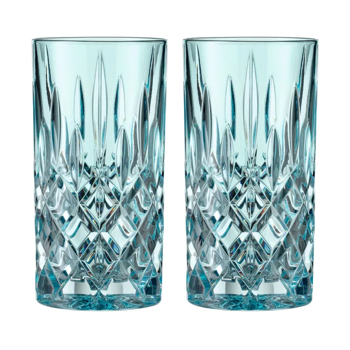 Noblesse Longdrink glass 39.5 cl 2-pack - Aqua - Nachtmann
