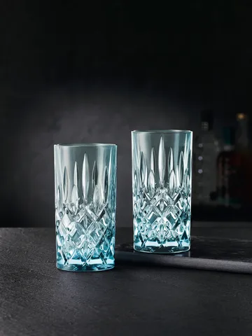 Noblesse Longdrink glass 39.5 cl 2-pack - Aqua - Nachtmann