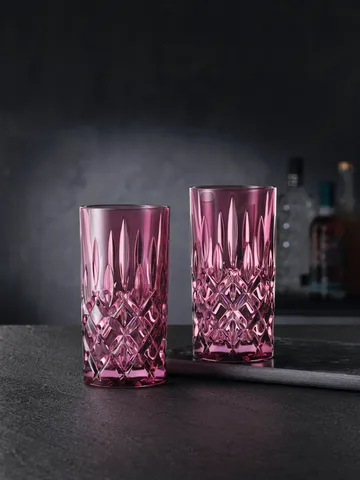 Noblesse Longdrink glass 39.5 cl 2-pack - Berry - Nachtmann