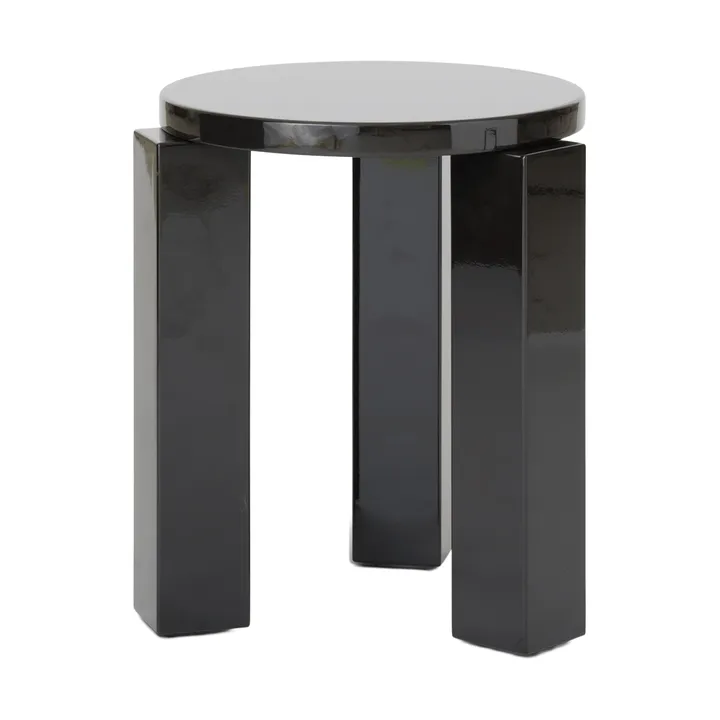 Atlas round stool - Espresso, Ø36x44 cm - New Works