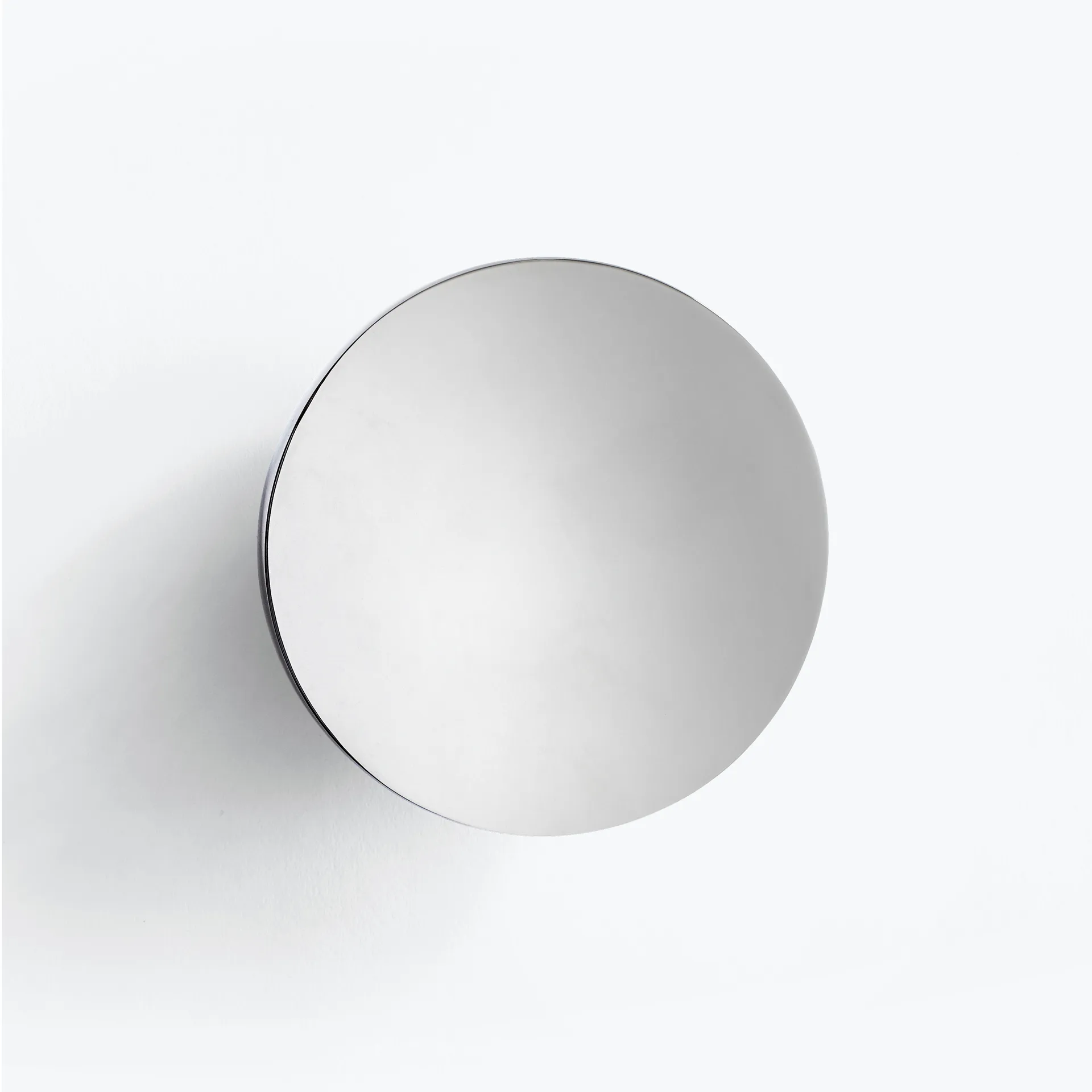 Aura wall mirror large, Stainless steel New Works