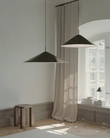 Brolly pendant lamp Ø70 cm - Anodized aluminium - New Works