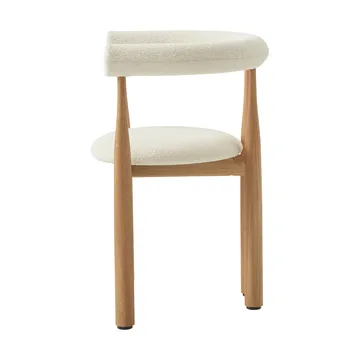 Bukowski upholstered armchair - Oak, Barnum Lana - New Works
