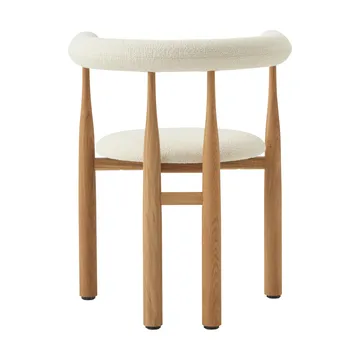 Bukowski upholstered armchair - Oak, Barnum Lana - New Works