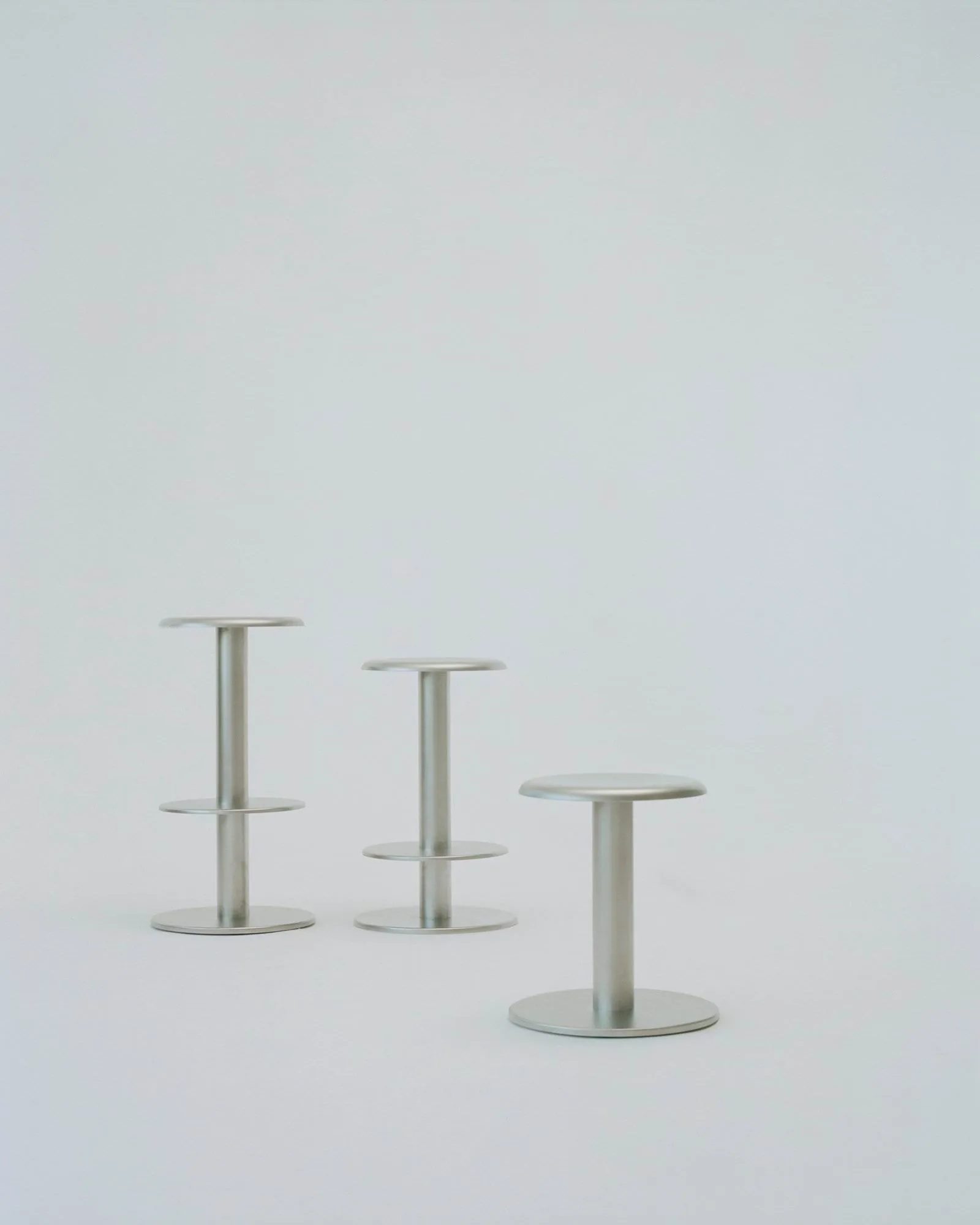Coupe bar stool, Stainless steel, 66 cm New Works