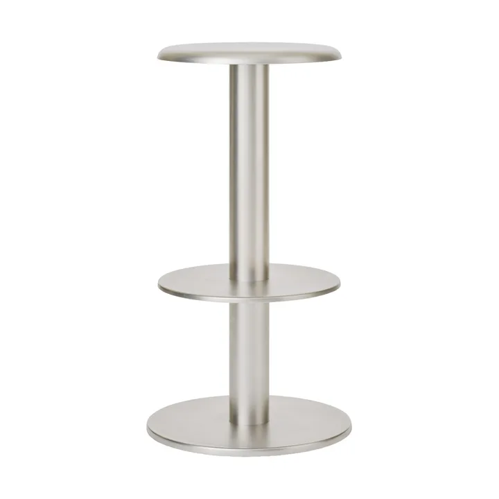 Coupe bar stool - Stainless steel, 76 cm - New Works