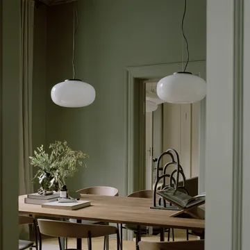 Karl-Johan Large pendant lamp Ø40 cm - Opal white - New Works