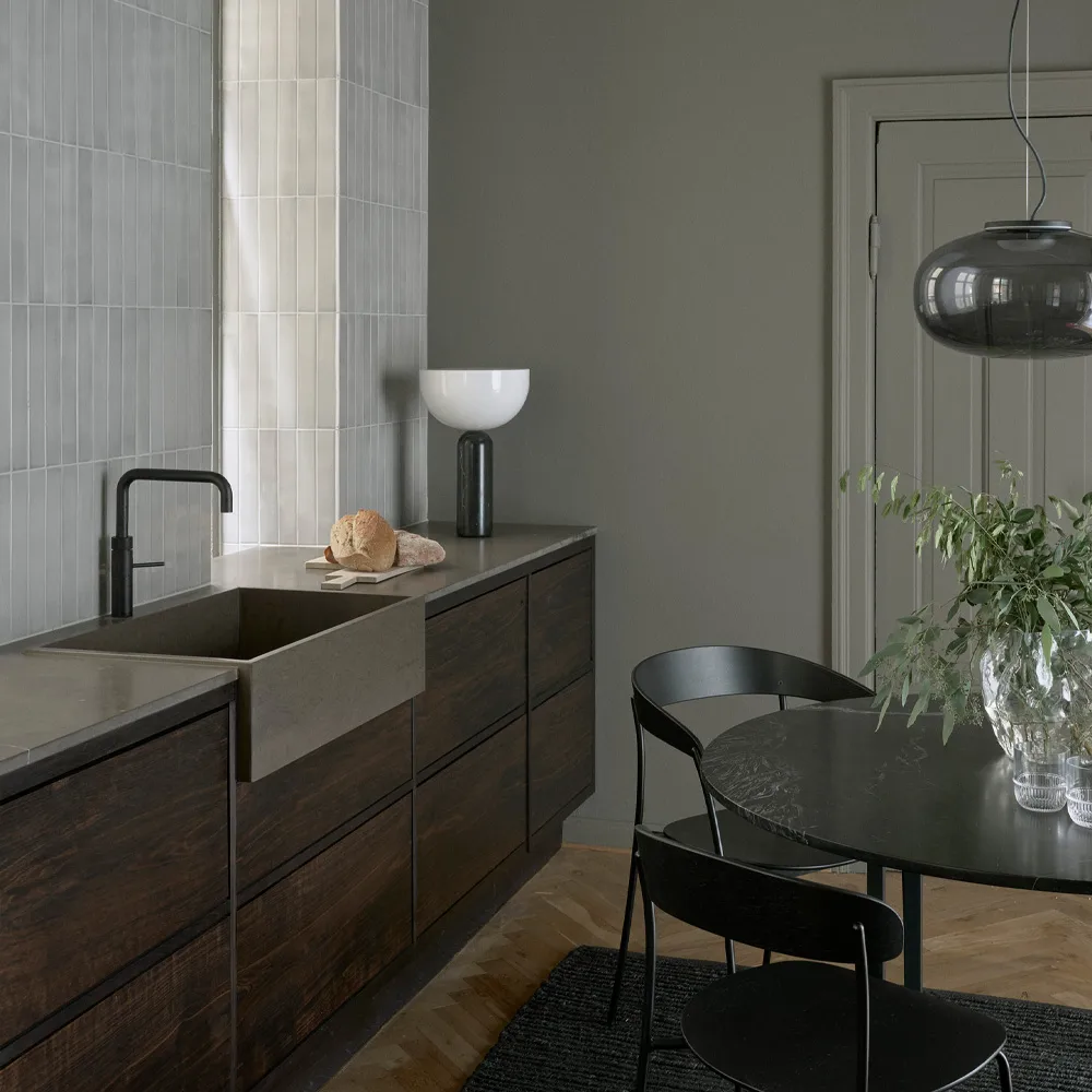 Karl-Johan Large pendant lamp Ø40 cm, Opal white New Works