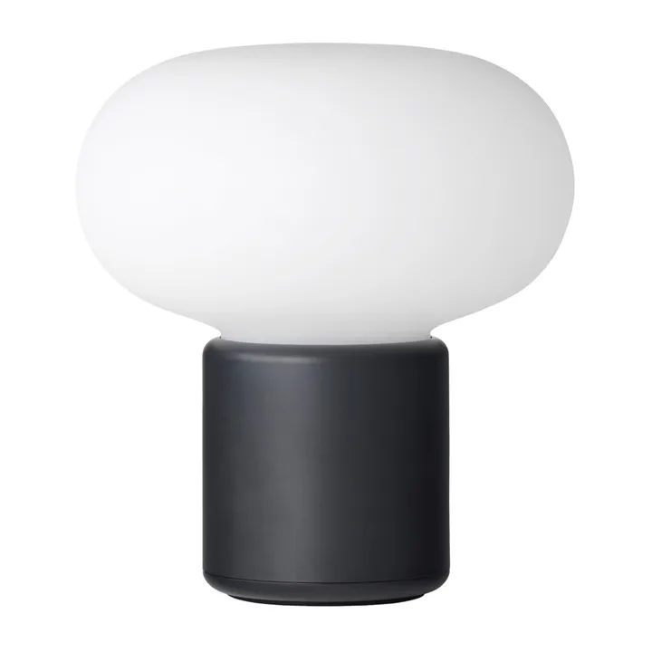 Karl-Johan table lamp portable - Cold black - New Works