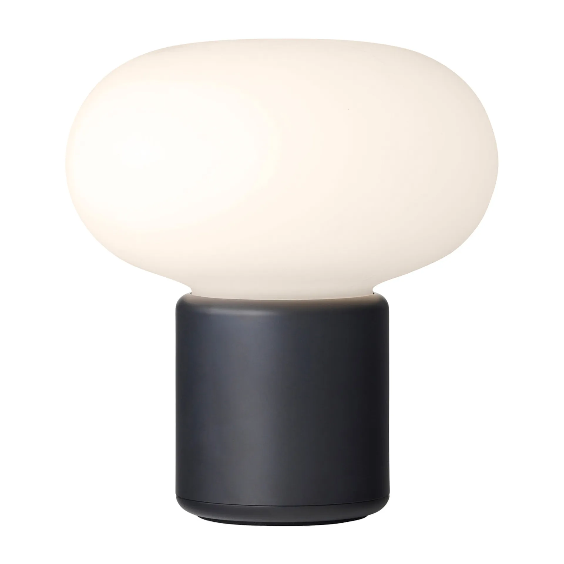 Karl-Johan table lamp portable, Cold black New Works