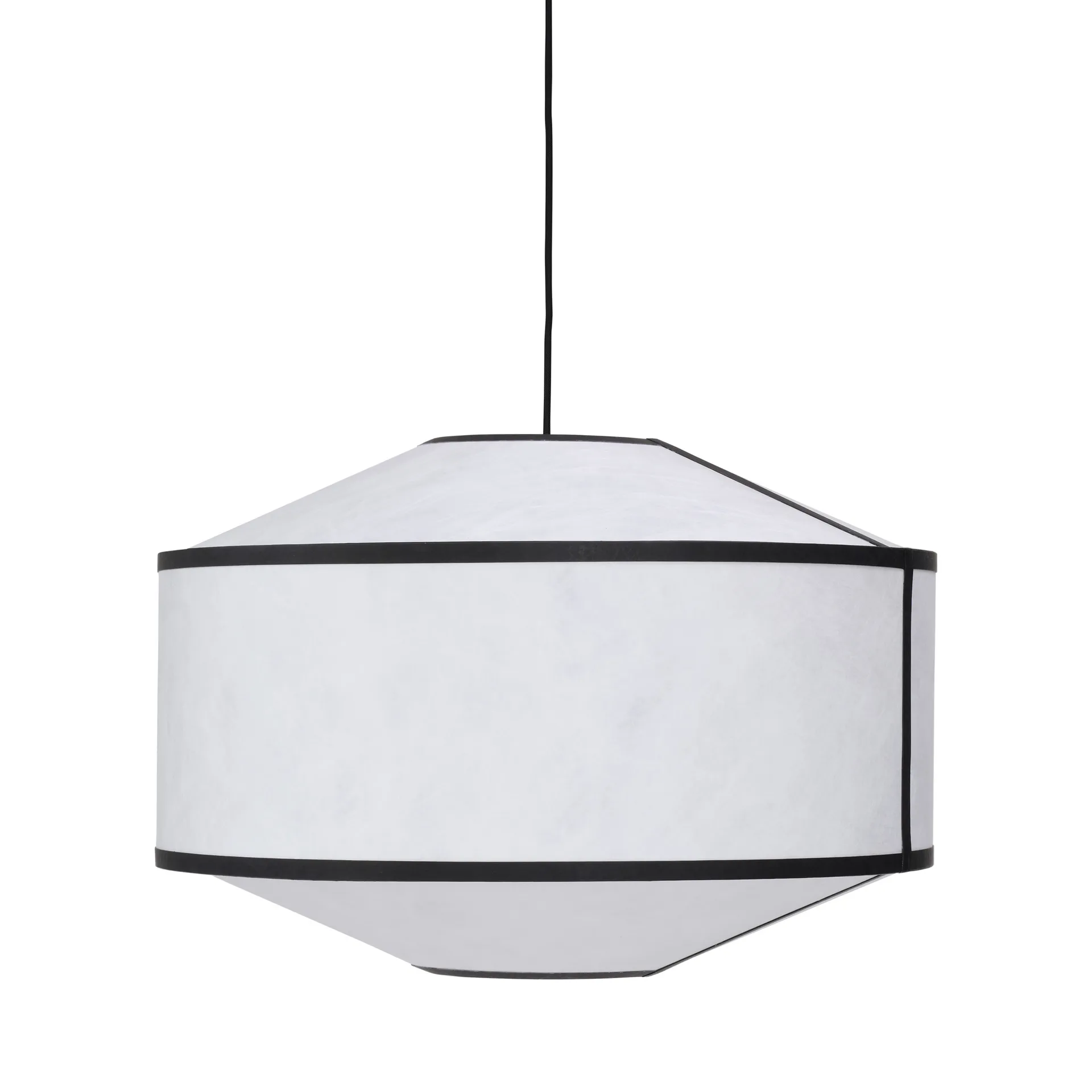 Kite pendant lamp Ø65 cm, White-black New Works