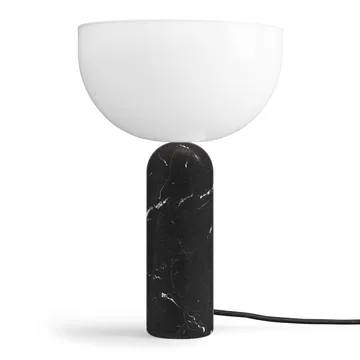 Kizu table lamp large - Black marble - New Works