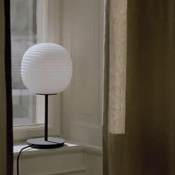 Lantern table lamp small - Frosted white opal glass - New Works