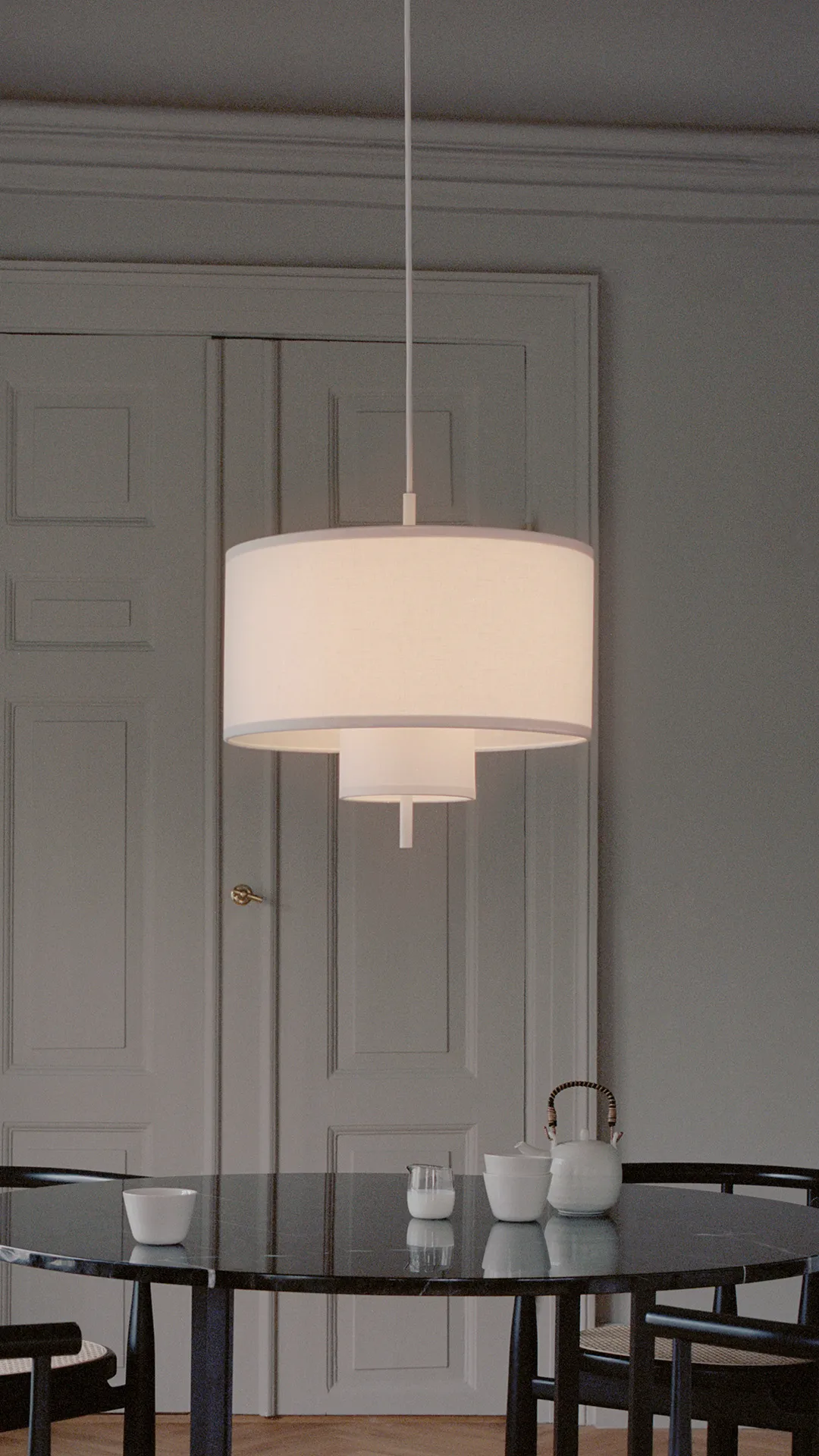 Margin pendant lamp Ø50 cm, White New Works