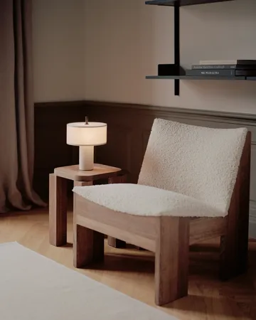 Margin portable table lamp - Beige - New Works