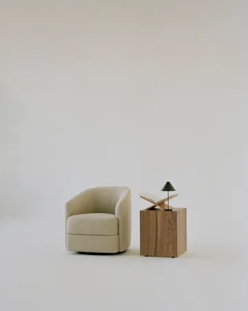 Mass side table 40x40x47 cm - Walnut - New Works