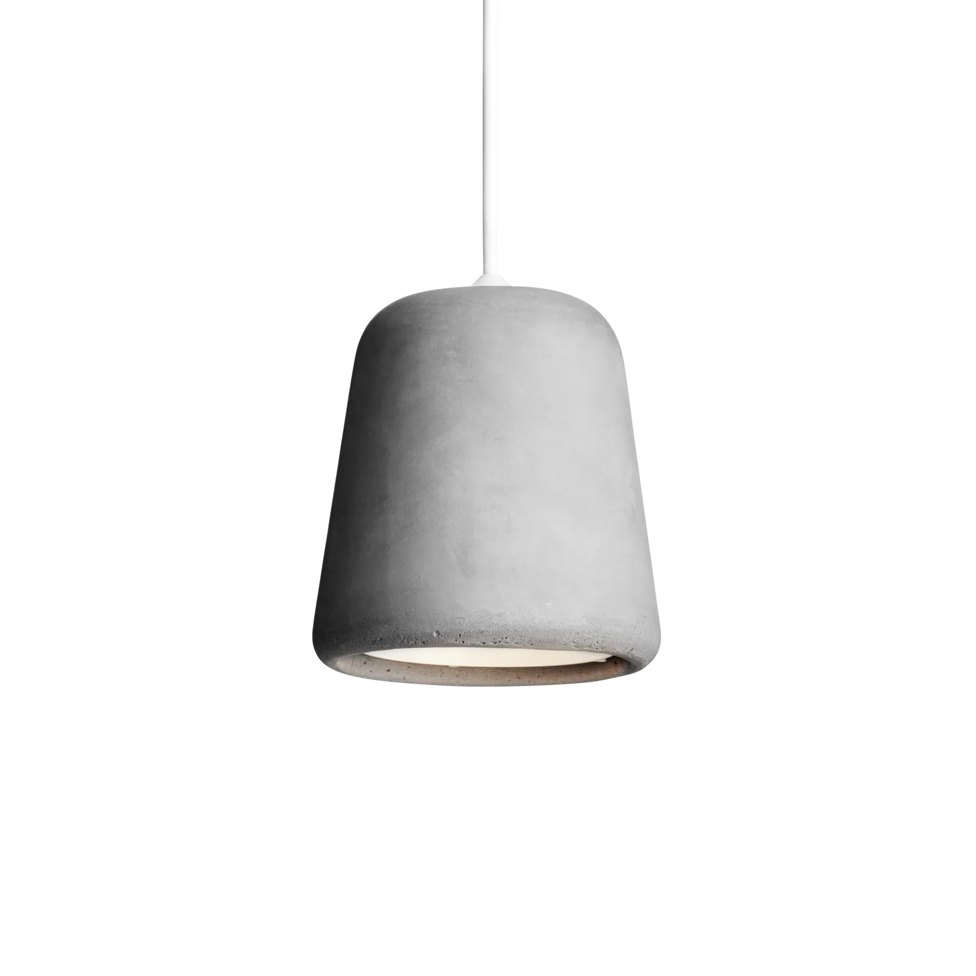 Material pendant lamp, Light grey concrete New Works