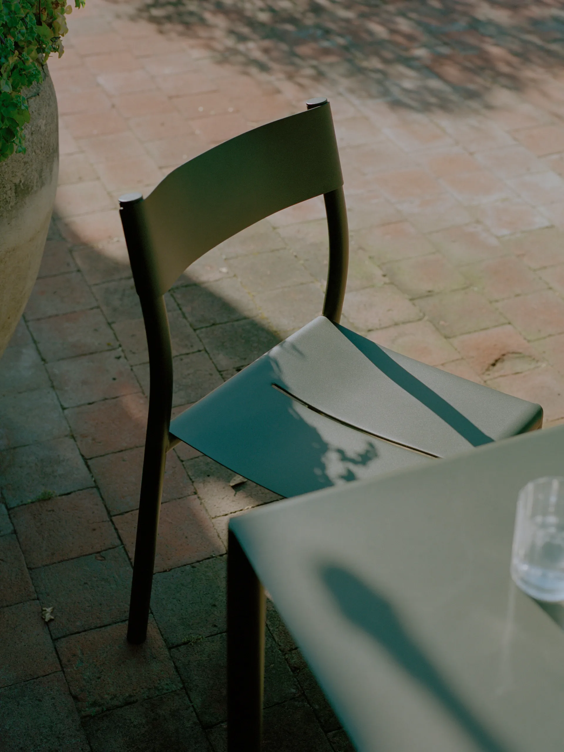 May Chair Outdoor chair, Dark green New Works