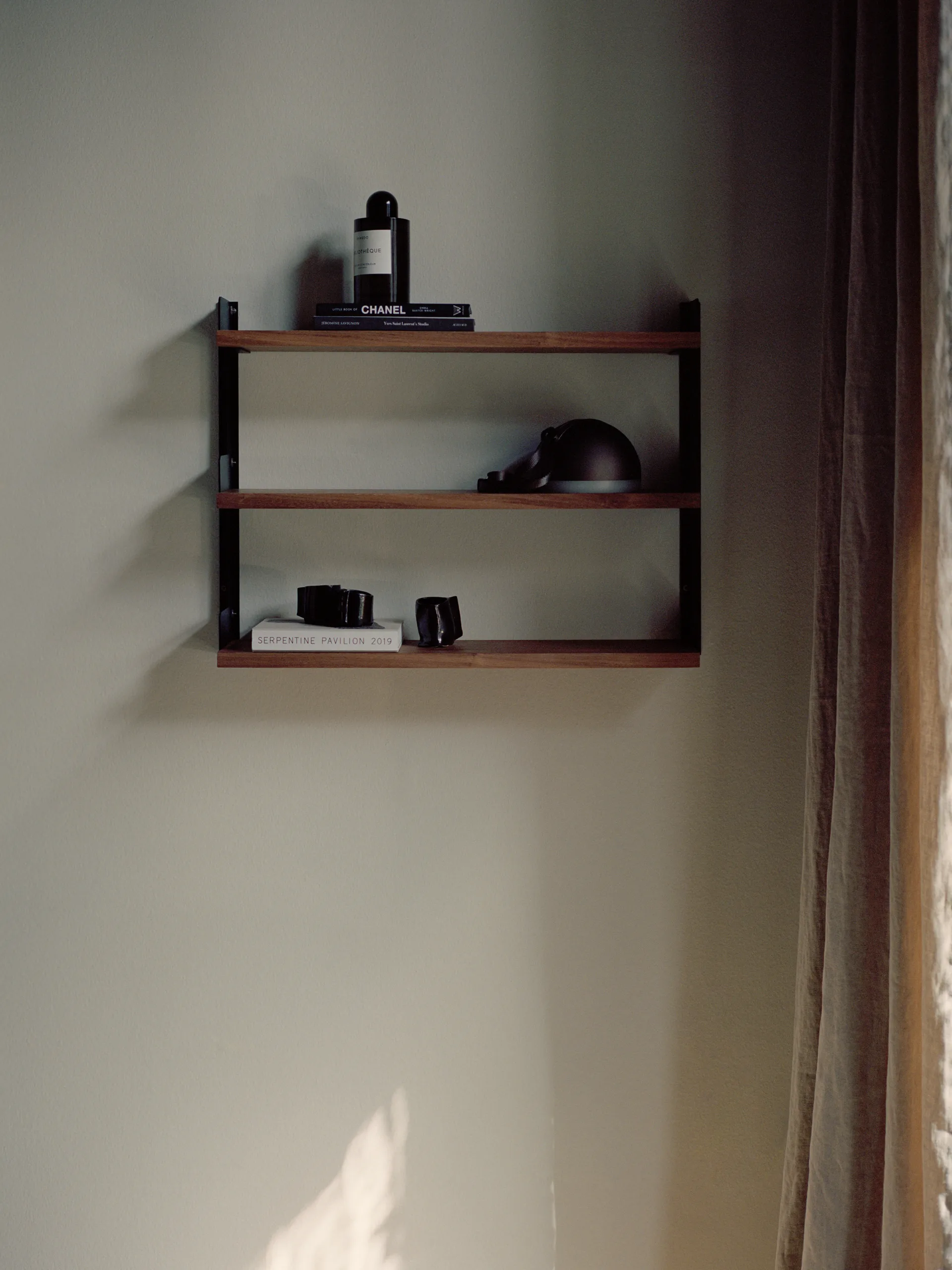 New Works Tea Shelf wall-hung shelf 46x62.5 cm, Walnut New Works