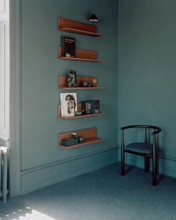 Tana wall shelf 75 cm - Walnut - New Works