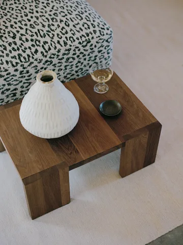 Tennon coffee table - Fumed Oak, 61x43 cm - New Works