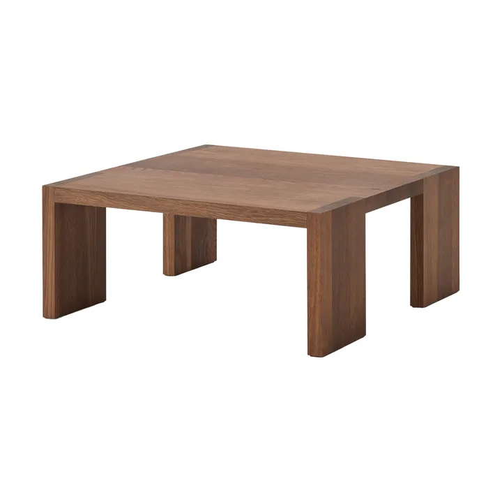 Tennon coffee table - Fumed Oak, 61x61 cm - New Works