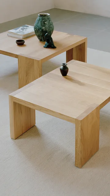 Tennon coffee table - Oak, 61x43 cm - New Works