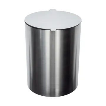 Nichba bathroom bin - Brushed stainless steel - Nichba