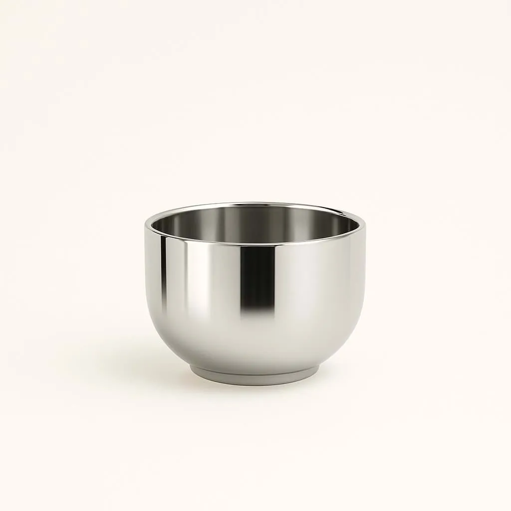Nichba espresso cup, Stainless steel, Ø8 cm Nichba