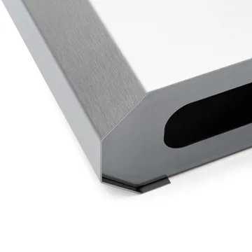 Nichba paper dispenser - Brushed stainless steel - Nichba