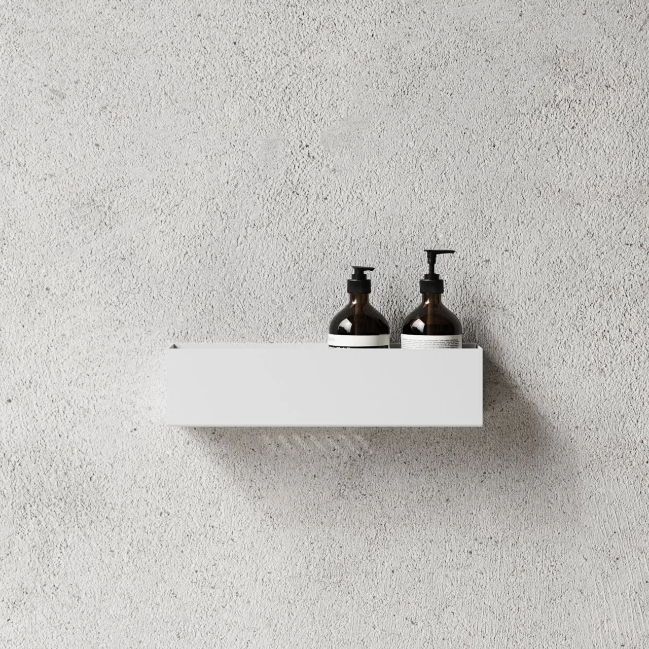 Nichba shower shelf, White, 40 cm Nichba