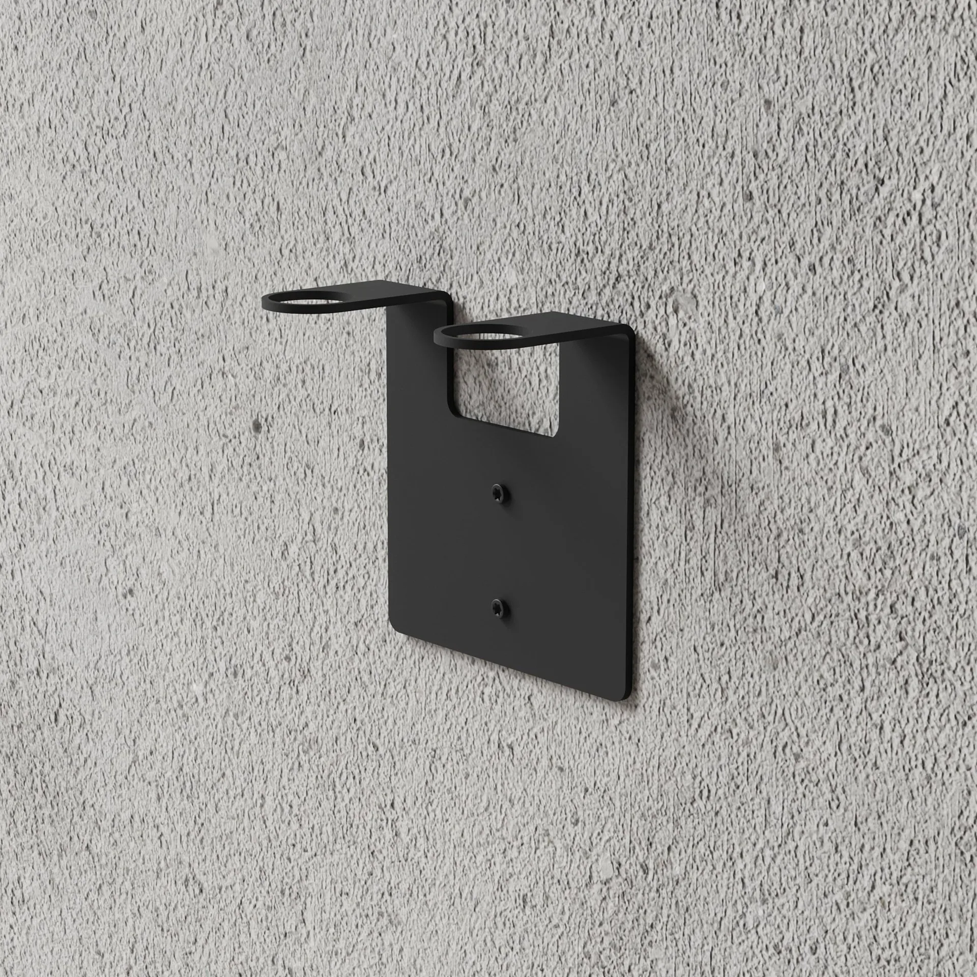 Nichba soap holder, Black, double Nichba