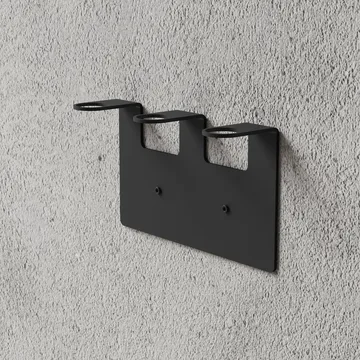 Nichba soap holder - Black, triple - Nichba
