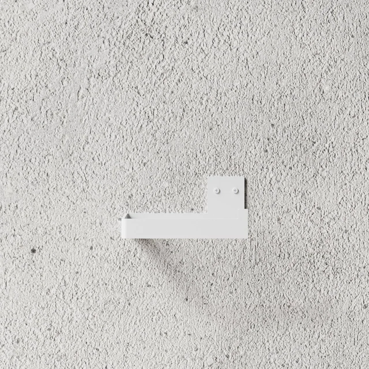 Nichba toilet paper holder, White Nichba