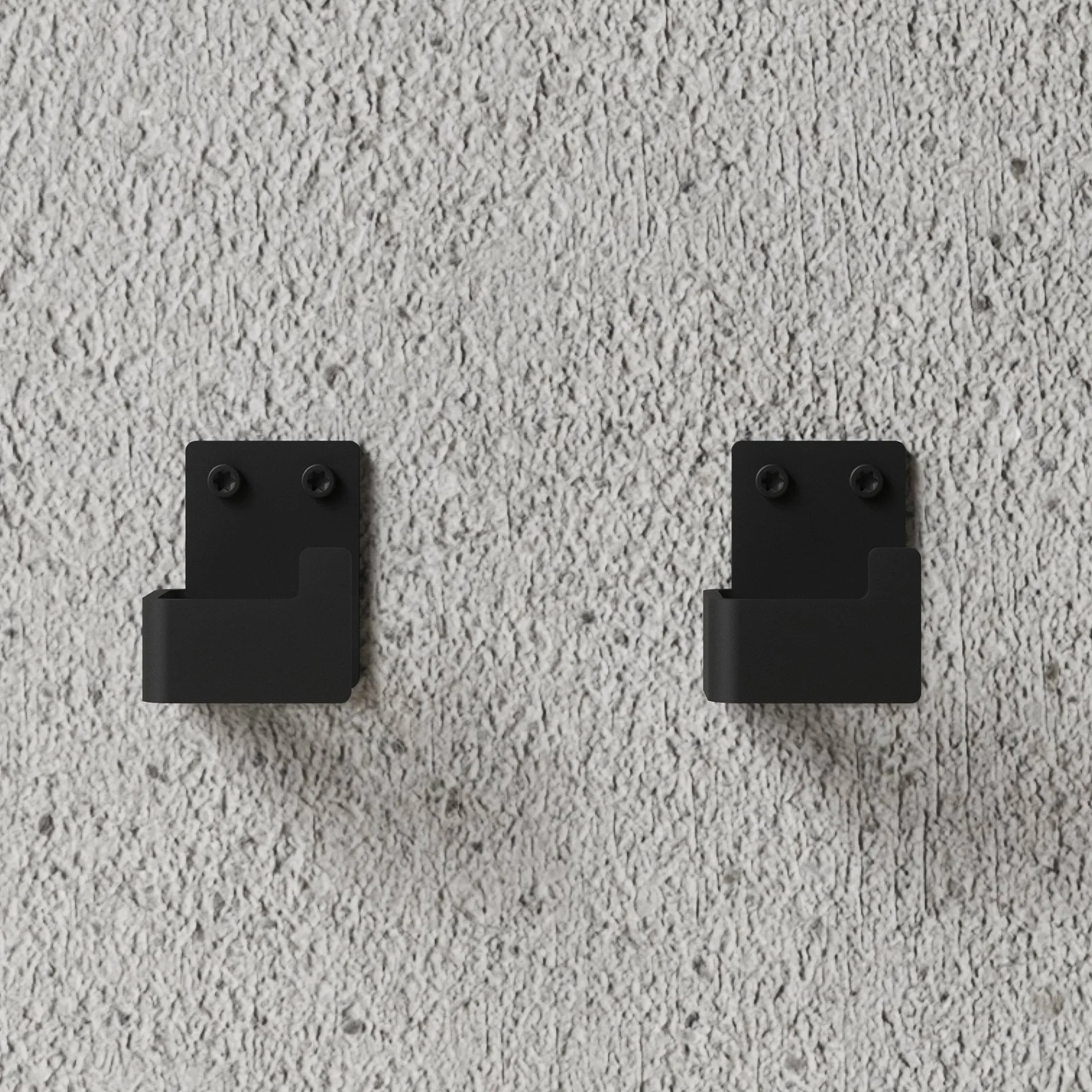 Nichba towel hook, Black, 2-pack Nichba